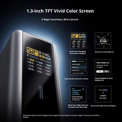 high capacity power bank , ultra fast self charging, digital display power bank