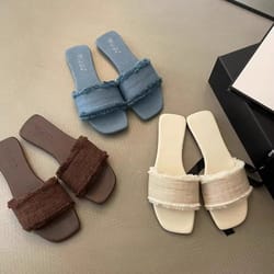 casual flip flops, women's slippers solid color, open-toe set foot sandals, summer beach flat slides, indoor women shoes