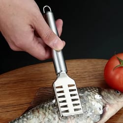 stainless steel fish scale knife, sawtooth scraper for scraping, boning, filleting, cutting, and digging maw scales
