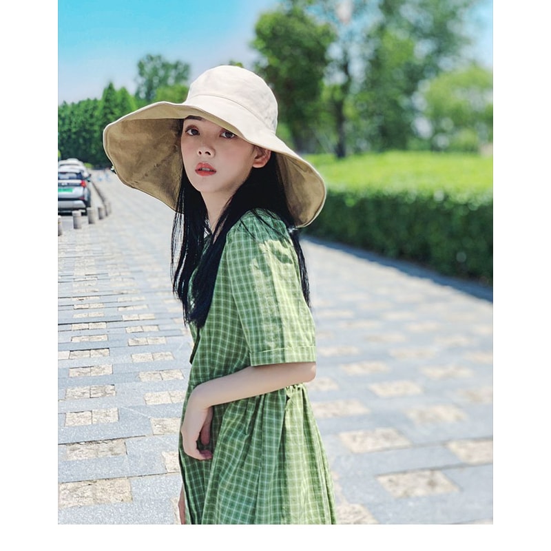 Double Sided Sun Protection Hat Anti UV Protection Beach Hat For Summer 16