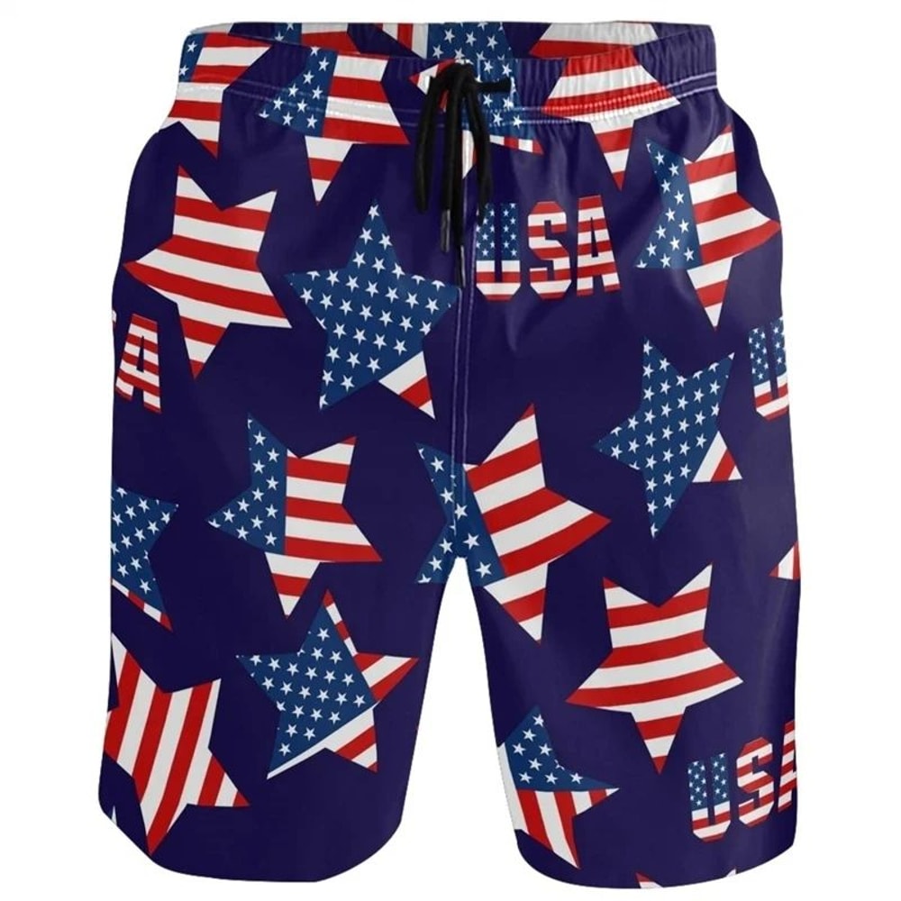 Hawaii National Flag Board Shorts Pants 3D Printed Casual Swim Wear for Sunny Beach Days