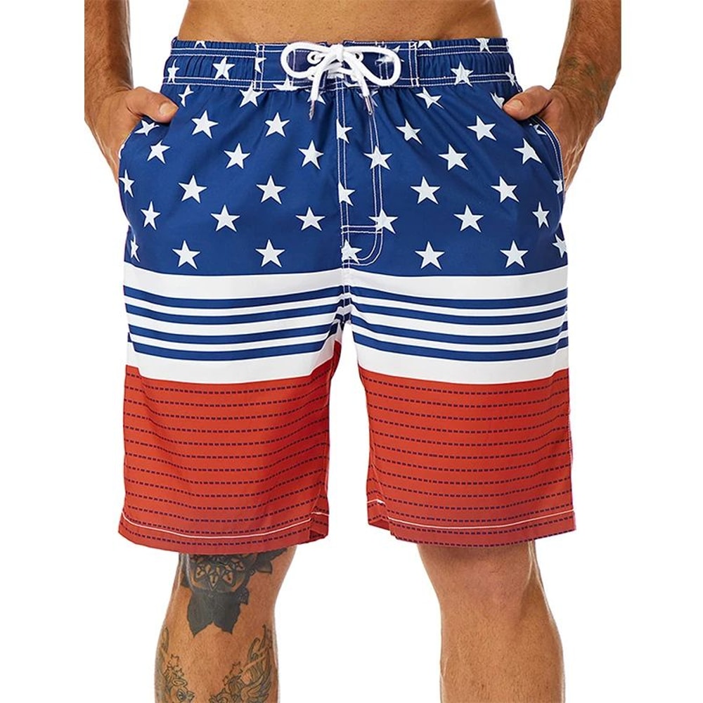Hawaii National Flag Board Shorts Pants 3D Printed Casual Swim Wear for Sunny Beach Days