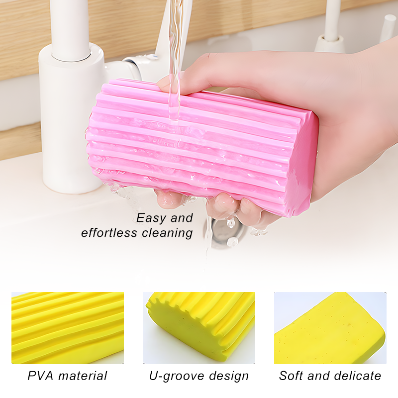 Magical Dust Cleaning Sponges Heavy Duty Reusable Sponges for Blinds Glass Stainless Steel