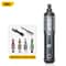 USB Rechargeable Mini Electric Screwdriver Adjustable Torque LED Light 7