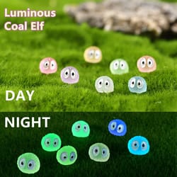 luminous elf black ball sprite duck glowing miniature eye monster for indoor outdoor garden decor