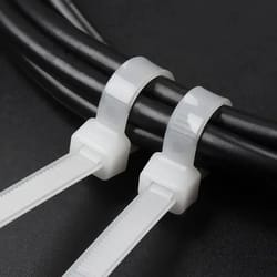 heavy duty nylon cable ties locking reusable wire zip ties for home, office & organizing cables