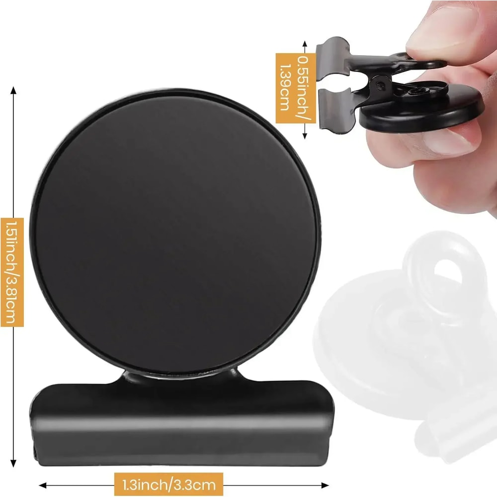 Strong Magnets Magnetic Clips Heavy Duty Bulldog Clips For Whiteboard Fridge Photo Displays 3