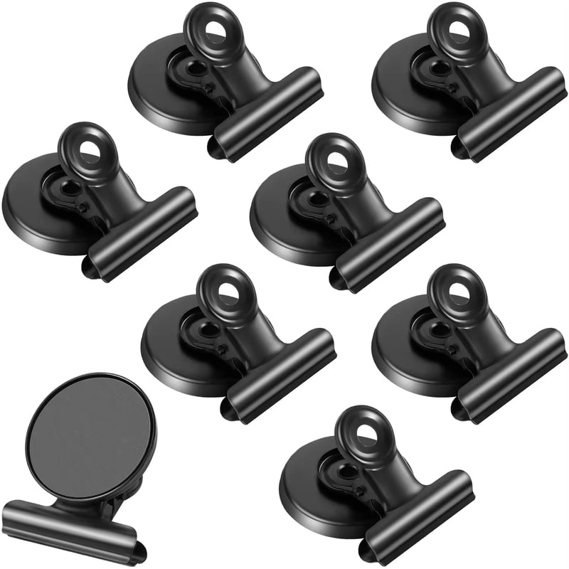 Strong Magnets Magnetic Clips Heavy Duty Bulldog Clips For Whiteboard Fridge Photo Displays 8