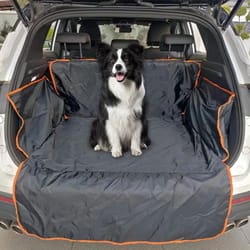 universal fit suv cargo liner, waterproof trunk seat protector for pets, dogs, and outdoor adventures
