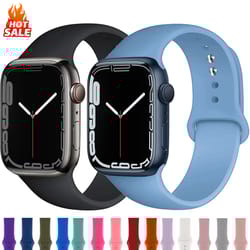 sport silicone band for apple watch strap iwatch series bracelet replacement wristband