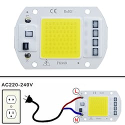 high power led chip cob lamp, diy smart ic flood light bulb | outdoor lamp bead no driver required