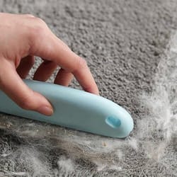 effective pet hair remover brush for cats and dogs – gently shaves wool & cleans fur for a neat and tidy home