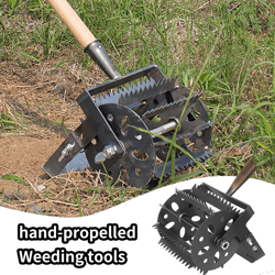 hand push hoe weeder manganese steel weed machine