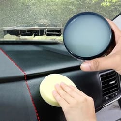 crystal clear car plastic restorer auto interior wax coating agent | polish & protect dash, trim & seats