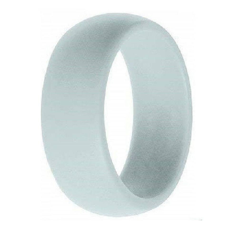 Rubber Silicone Wedding Ring Band Sport Outdoor Flexible Men Women Gifts