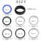 Rubber Silicone Wedding Ring Band Sport Outdoor Flexible Men Women Gifts