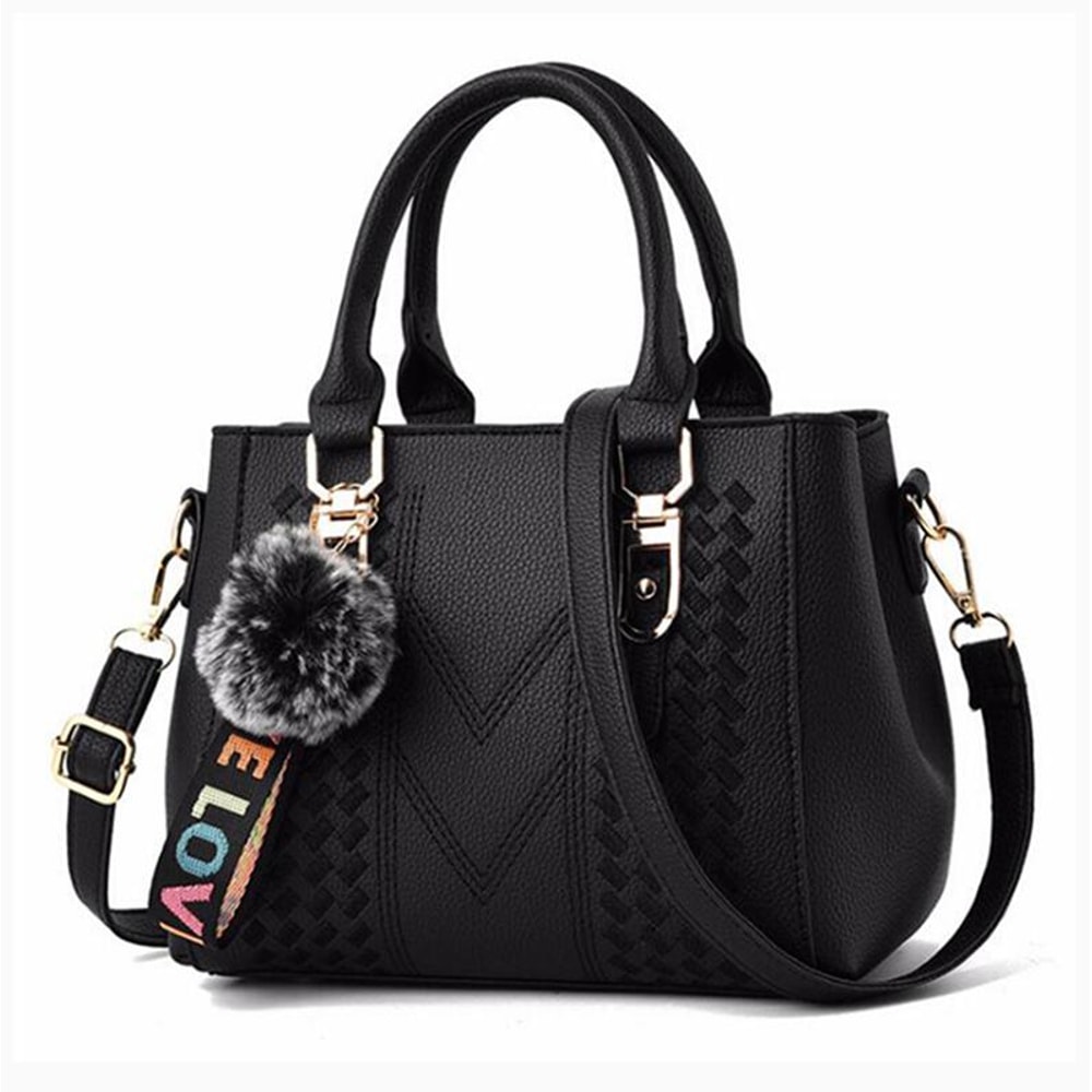 Women Leather Handbag Noble Curve Casual Shoulder Bag Stylish Sac A Main For Daily Use 4