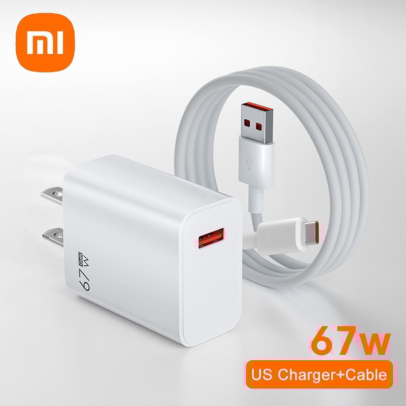 67W USB Fast Charger PD Phone Charger Adapter For Multi Device Charging 6