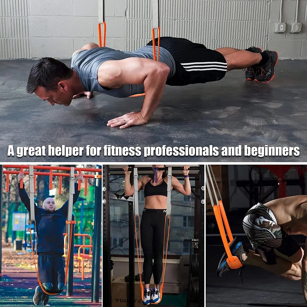 Workout Resistance Bands for PullUps Assist Straps Set for Home Gym Strength Training Stretchin