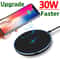 Upgrade Fast Wireless Charging Station 30W Wireless Charger Pad for iPhone Samsung Xiaomi Huawei