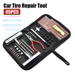 tubeless tire repair kit puncture plug set, car bike motorcycle tyre change tools auto studding accessories