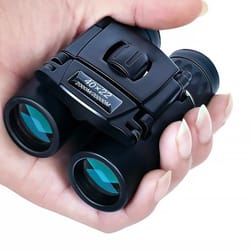 hd powerful binoculars folding long range mini telescope with fmc optics for outdoor hunting, camping & travel