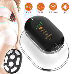 professional ems & rf body slimming machine fat burner, slim shaping device with led light therapy, anti-cellulite