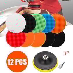 premium car detailing brush set wheel cleaner, tire rim scrub brush, polishing pad for ultimate car washing & detailng