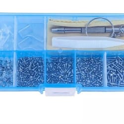 eyeglass repair kit, optical screwdriver, nose pads & screws set for glasses & sunglasses