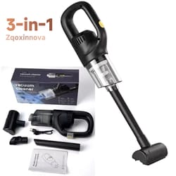 smart wireless vacuum cleaner with strong suction, portable air gun for home & car use, window washer robot & handheld