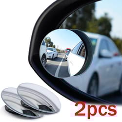 360° car blind spot mirror – wide angle adjustable rear view convex mirror for cars, trucks & motorcycles
