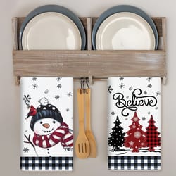 merry christmas party decoration towels, navidad natal new year gift, christmas kitchen towels santa claus dish towel
