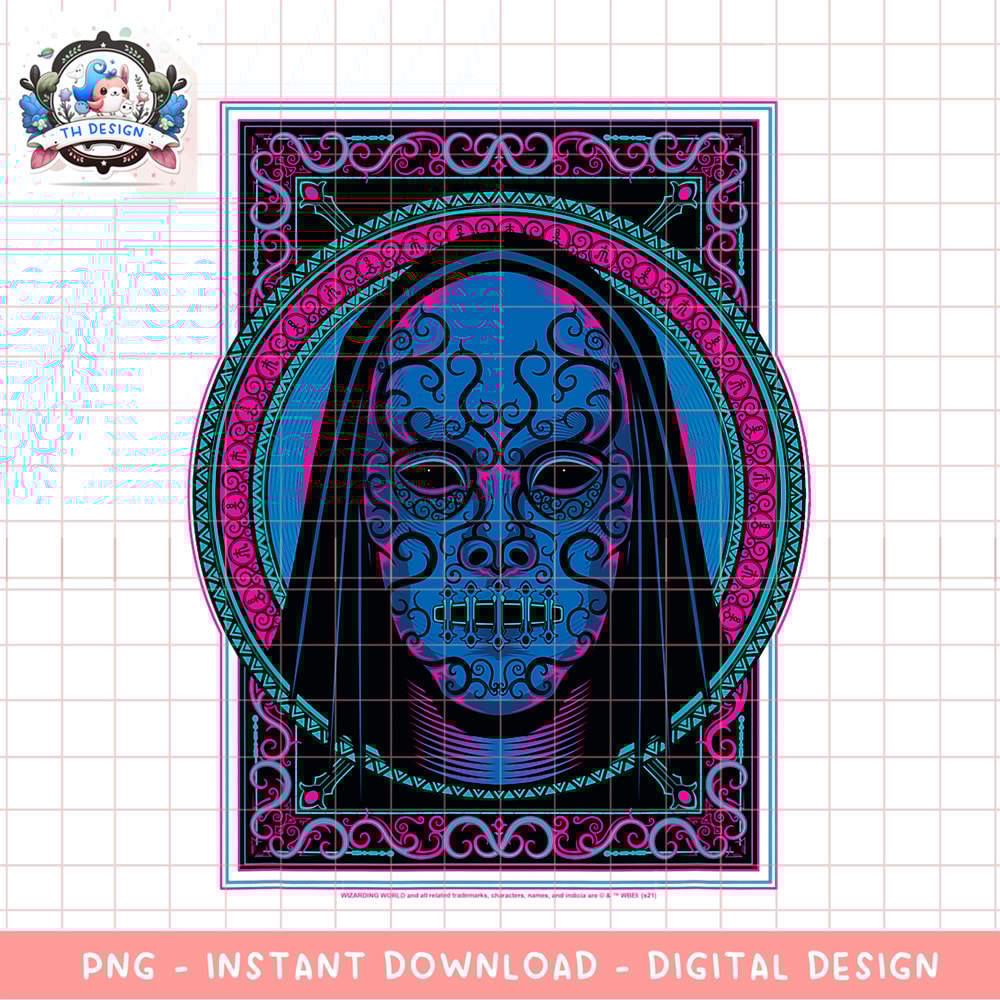 Harry Potter Bellatrix Death Eater Mask PNG Download copy.png