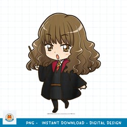 kids harry potter hermione granger anime style portrait png download copy
