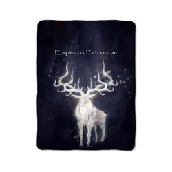 harry potter expecto patronum print on blanket