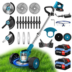 gardening tools cordless lawn mowers and riding weed trimmer, weed eater suitable for courtyards and gardens