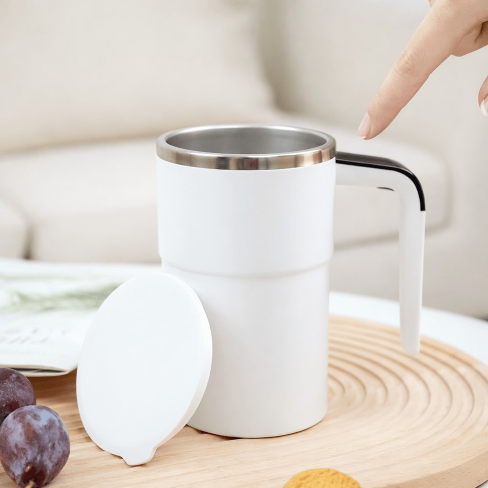 USB Rechargeable Automatic Magnetic Cup Electric Coffee Self Mixing Mug 5