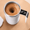 USB Rechargeable Automatic Magnetic Cup Electric Coffee Self Mixing Mug With LED Temperature Displa 6