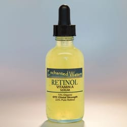 retinol serum vitamin a anti aging facial serum for wrinkles and smoother looking skin