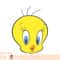 Looney Tunes Tweety Bird Big Face Smile PNG Download.jpg