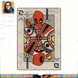 marvel deadpool playing card taco fight graphic png download png download copy