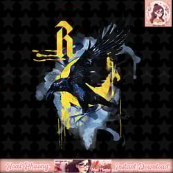 harry potter deathly hallows 2 ravenclaw paint splatter logo t-shirt