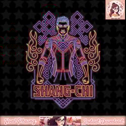 marvel shang-chi and the legend of the ten rings neon lights t-shirt