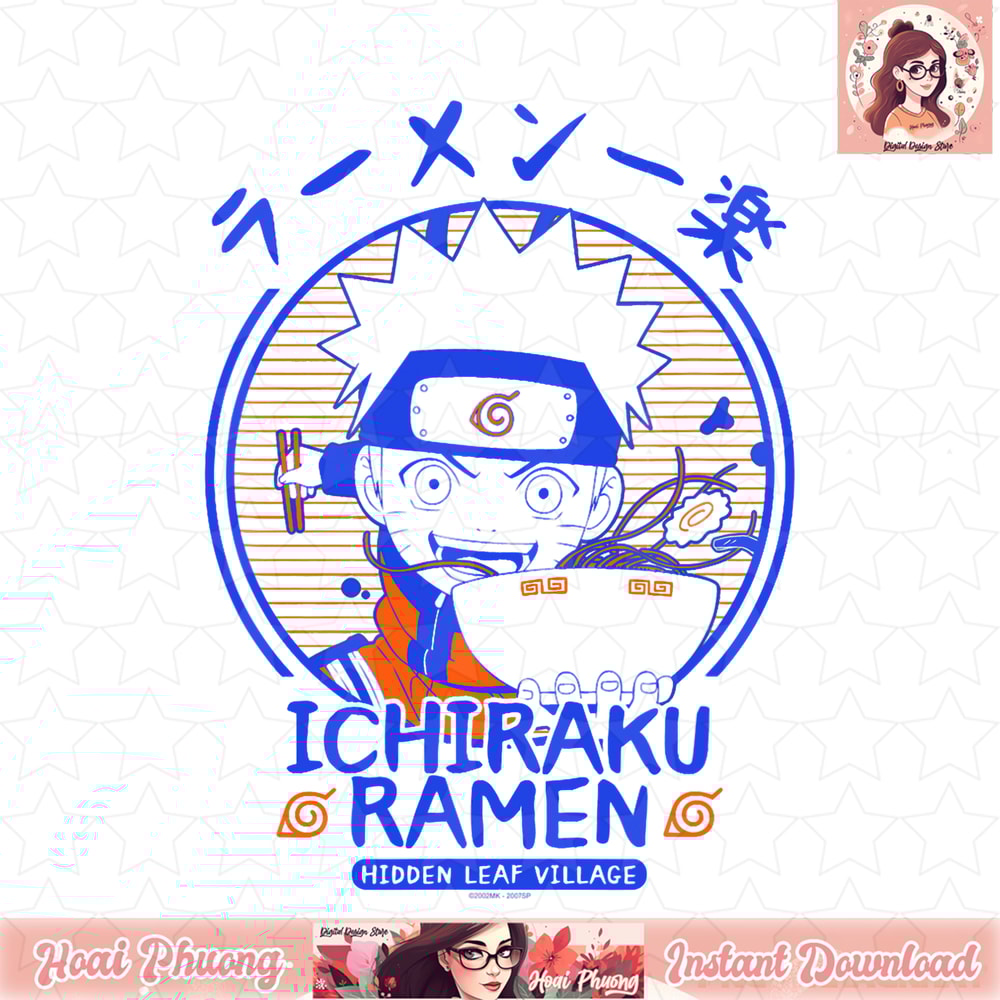 Naruto Shippuden Ichiraku Ramen Circle png, digital download, instant .jpg
