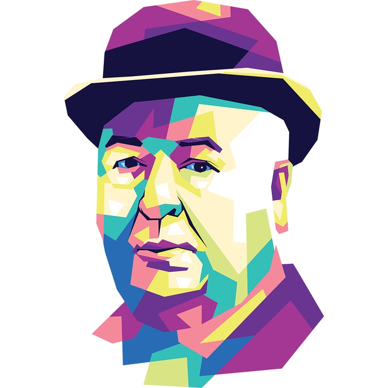Alfred Hitchcock1 Retro PNG Sublimation Digital Download 0