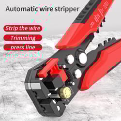 professional electrician wire tool, cable wire stripper cutter, multifunctional crimping stripping plier tools automatic