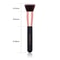 Docolor 3-Piece Makeup Brush Set, Fundation Brush, Flat Top Kabuki & Fan Brush for Contour, Powder, Highlighter, Blush