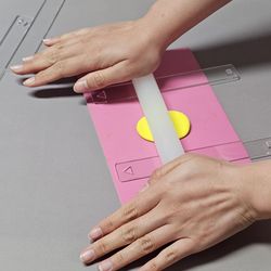 professional acrylic thickness gauge, essential pottery clay tool for precise slab rolling & crafting