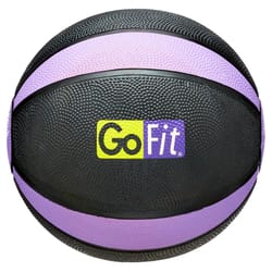 medicine ball training manual set, 6 lb textured medicine ball with exercise guide, strength training workout ball