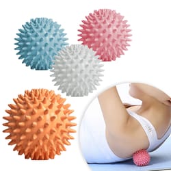 hedgehog massage ball fascia yoga ball for exercise fitness muscle relaxation massage stick shoulder neck leg support